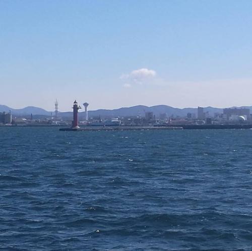 9月17日 函館港が見えてきた！